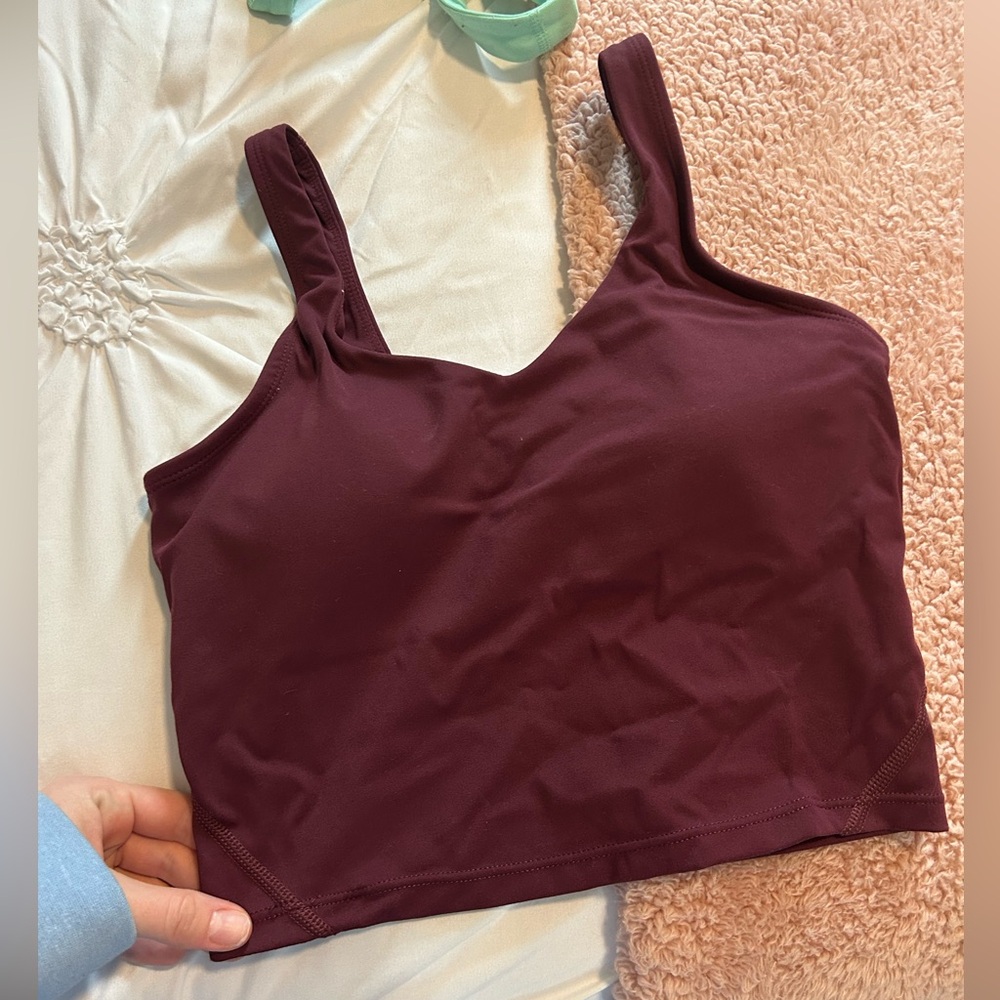 Burgundy Tank Top